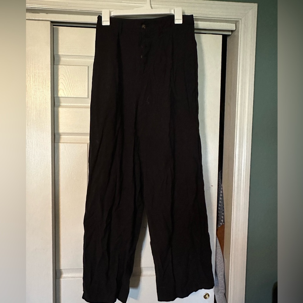 Wide leg slacks